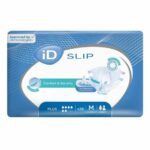 iD Slip Plus – Taille M – Tour de taille 80 à 125 cm – Paquet de 28 protections – Unisexe
